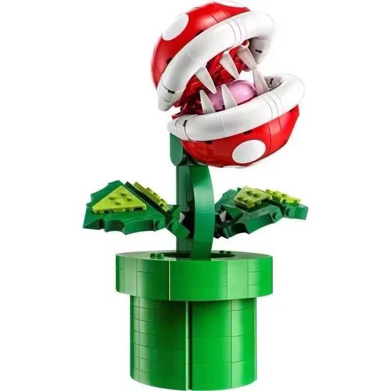 Free shipping 2025 New Piranha Plant Set Building Blocks Game Model He Decoration Assembling Toy Children Christmas Gift Cpatible