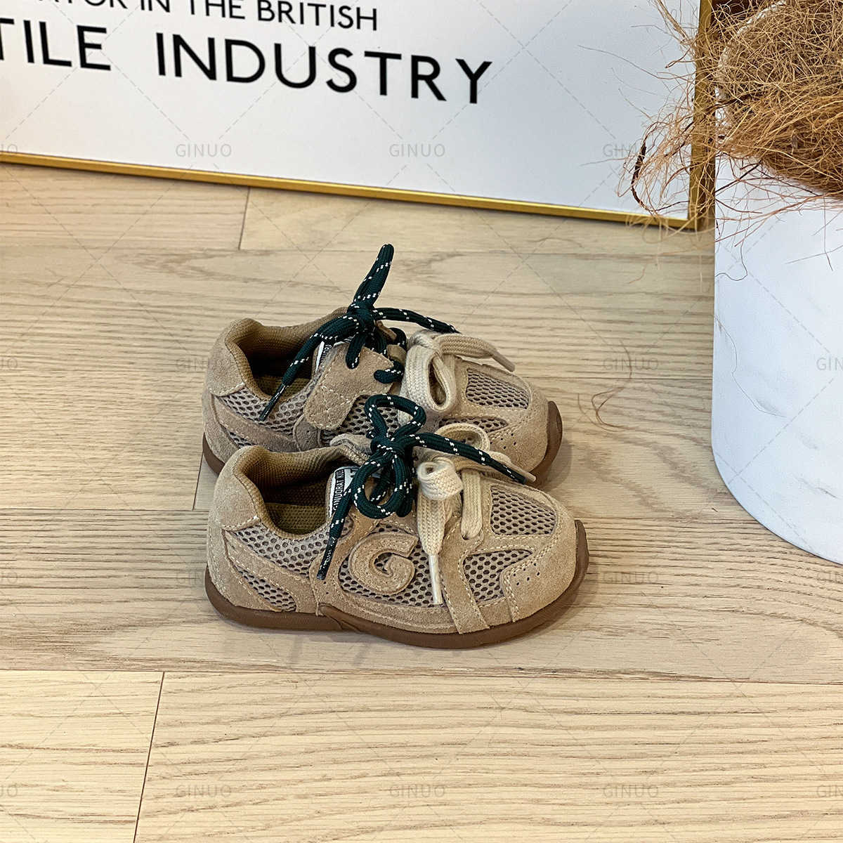Athletic Outdoor 17-30 Spring and Autumn New Boys Sports Shoes Girls Soft soled Casual Shoes Childrens Breathable Mesh ShoesY250314TWH1