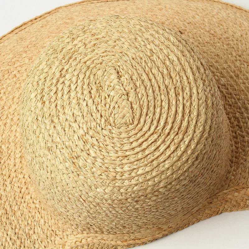 Womens summer hat loli hat sun hat womens dome hat wide Brim hat straw hat beach travel sun hat with chin strap 250314