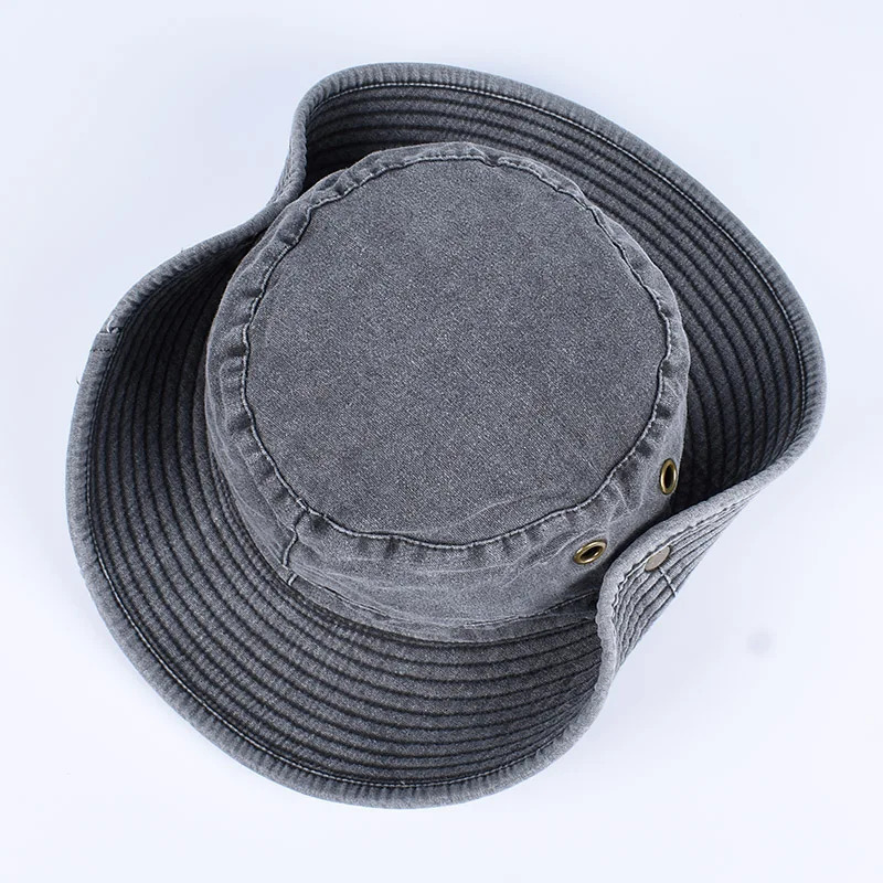 Bucket Hat Mens Summer Panama Outdoor Camping Sunscreen Mat Beach Boonie Hat with Belt Fishermans Fishing Hat 250314
