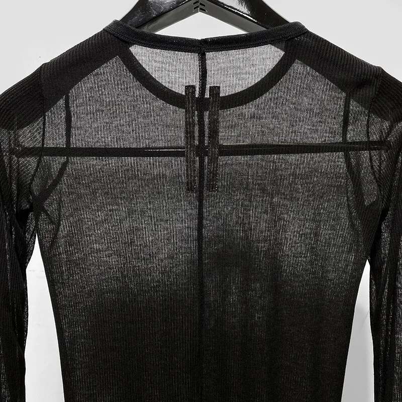 Owen Seak Women Bottoming T Shirt Tops 100%Cotton Gothic Clothing Summer Blacktees