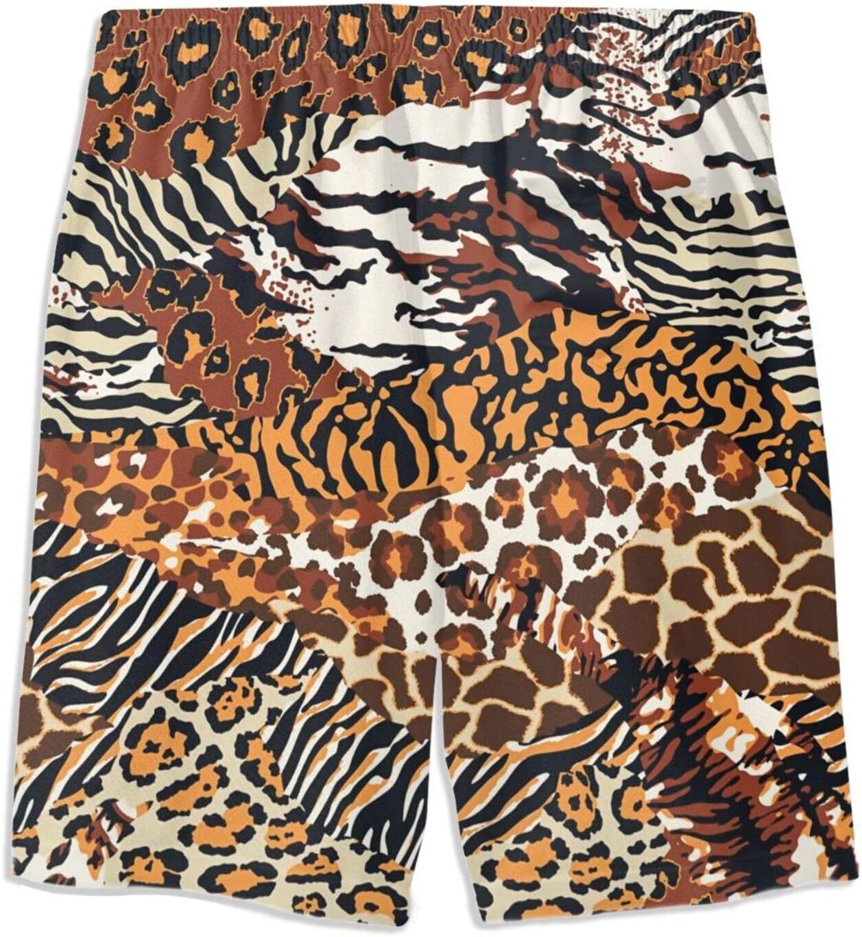 Men's Swim Trunks Wild Animal Skins Cheetah Leopard Tiger Zebra Surfing Beach Board Shorts Swimwear cool