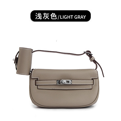 24 New Women's Kelly 2-In-1 Mini Small Waist Leather Multifunctional Saddle Crossbody Bag
