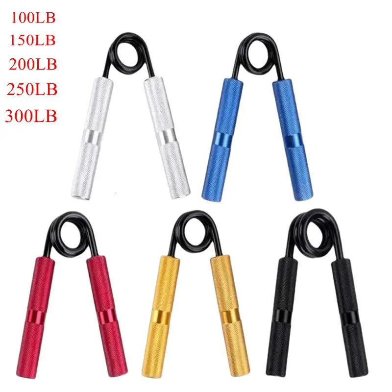 100lbs -300lbs Heavy duty Handle Aluminum Wrist Rehabilitation Developer Handle Muscle Strength Training Equipment Carpet Expander 250314