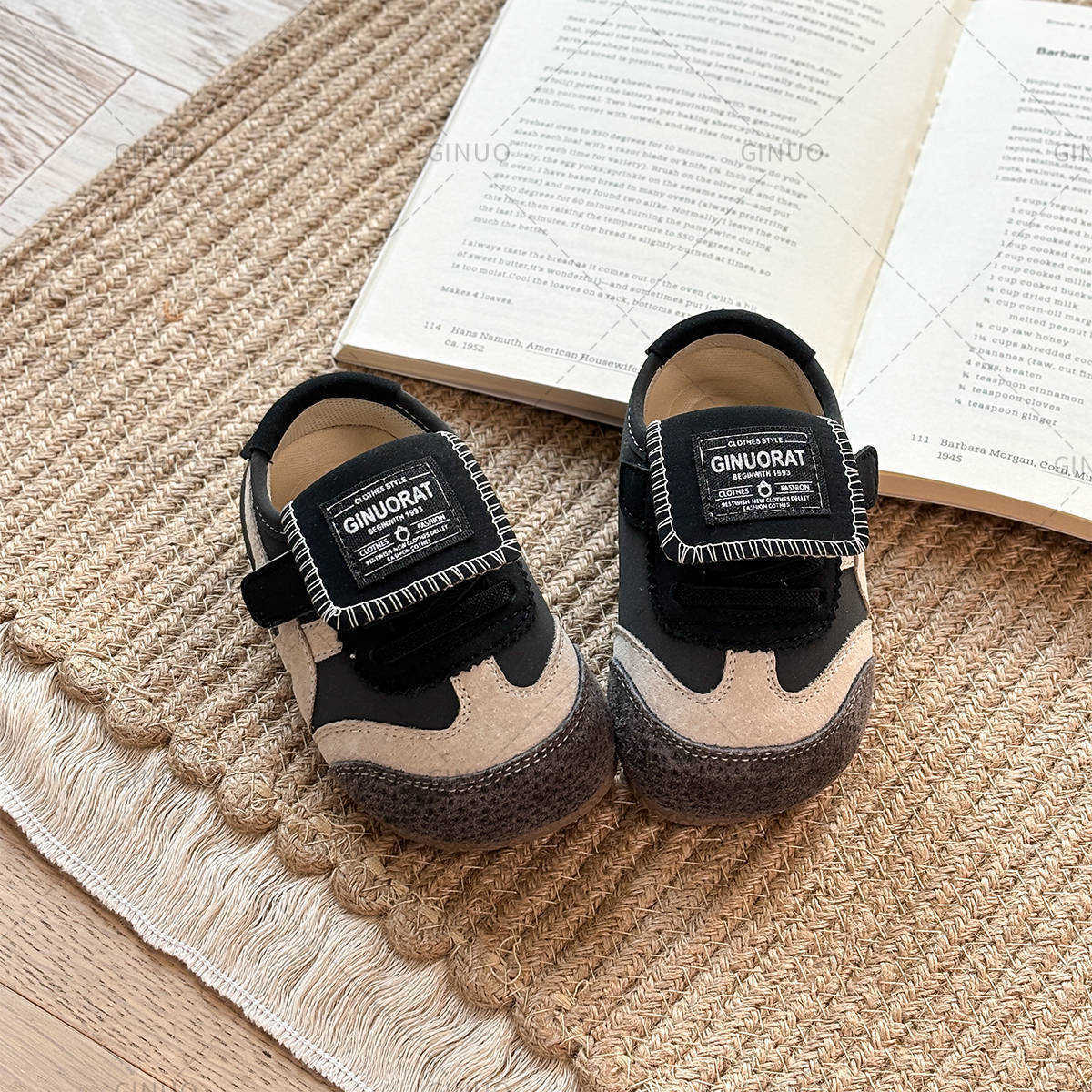 Athletic Outdoor 18-30 Childrens board shoes mens moral training shoes womens casual shoes soft soled baby walking shoes autumn editionY2503142WJ9
