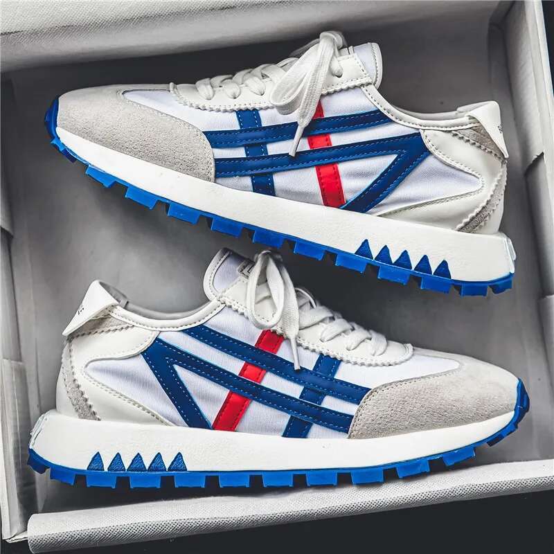2025 New Men's Flat Shoes Designer Trendy Fashion Outdoor Men's Comfortable Breathable Thick soled Sports Shoes1