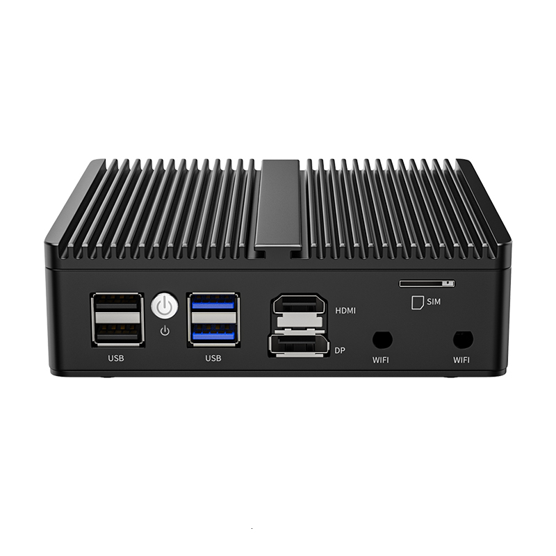 Fanless Mini PC Intel Alder Lake N100 N5105 Soft Router 4x Intel 226 2.5GBPs LAN HD DP pfSense Firewall Appliance ESXI AES-NI
