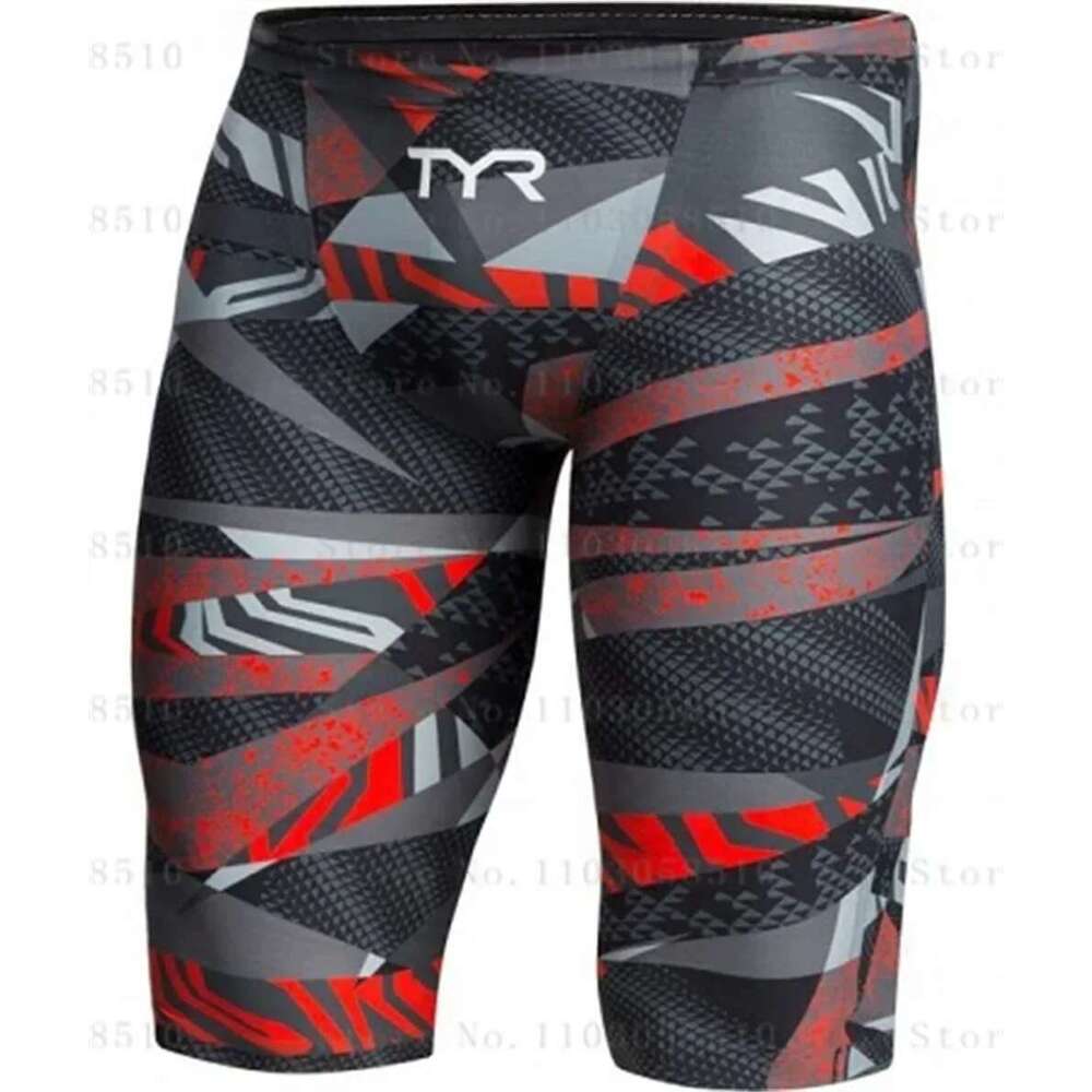Men's swimsuit, Lycra pattern, beach shorts, quick drying, sea sports, swimwear, disruptor, surfing pants, safety underwear