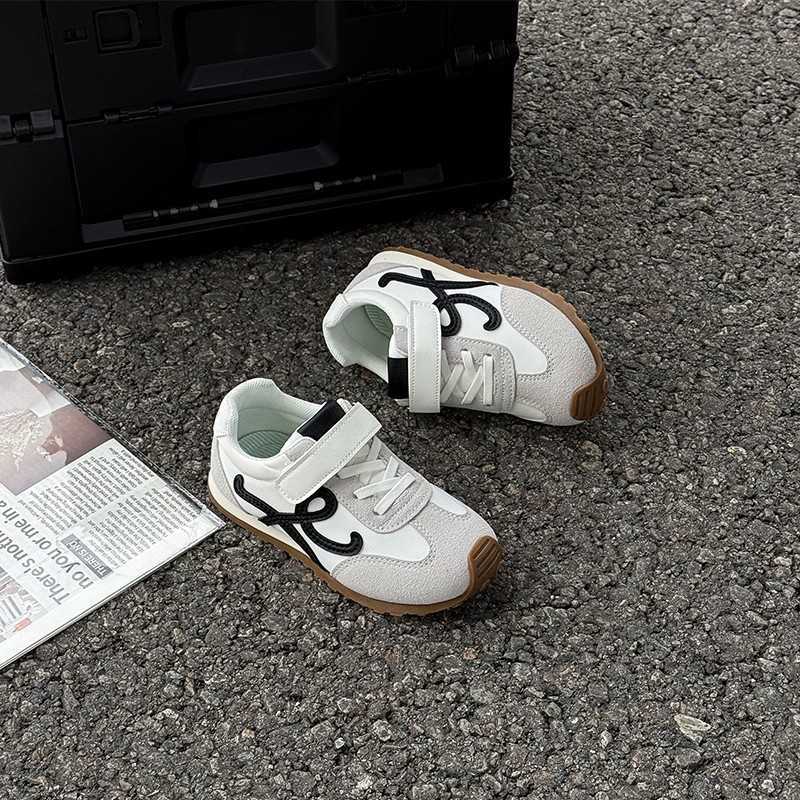 Athletic Outdoor Childrens Forrest Gump shoes 2025 spring new sports shoes breathable real soft leather mens shoes anti slip trendy brand girls shoesY