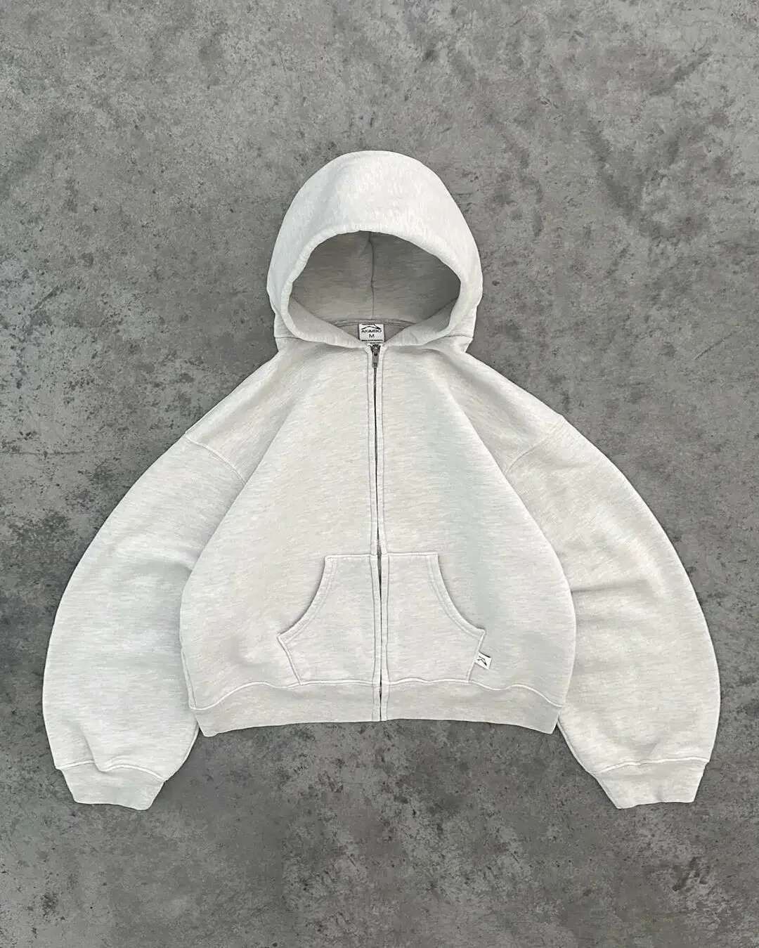 American Retro Simple Classic Y2k Hoodie Two-Piece Set Men's Streetwear Fashion Sweatshirt Women's Gray Haruku Sweatpants