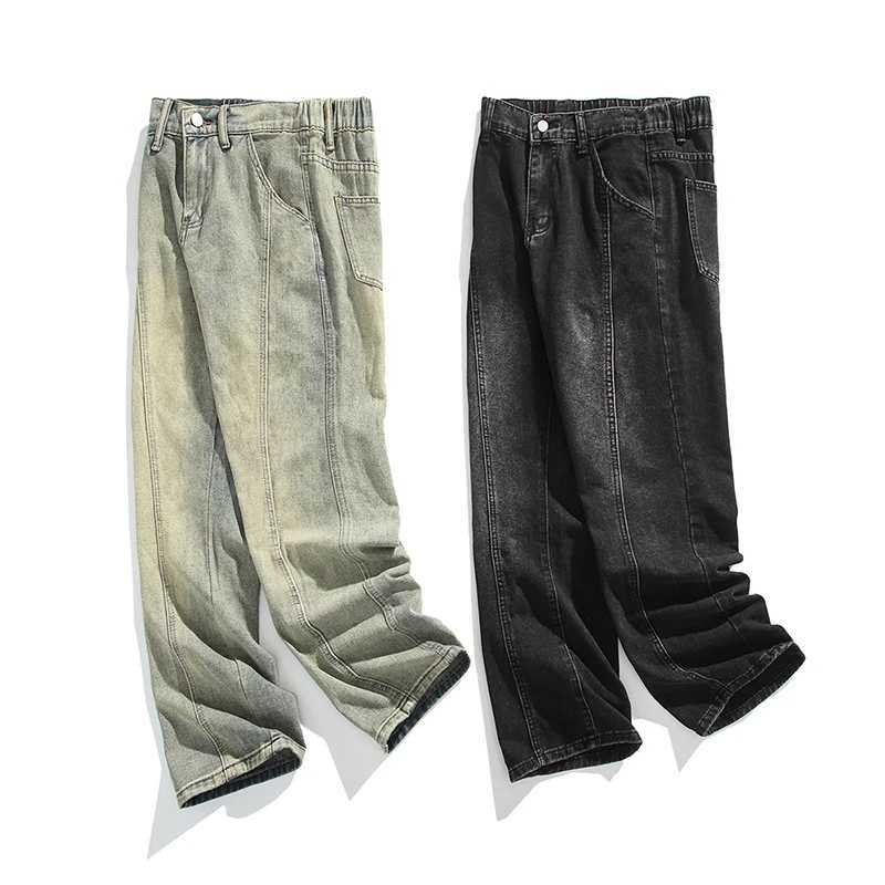 Men Do Old Casual Jeans fashion handsome classic everything wear durable fabric comfortable skin-friendly casual handsome pantsT250315