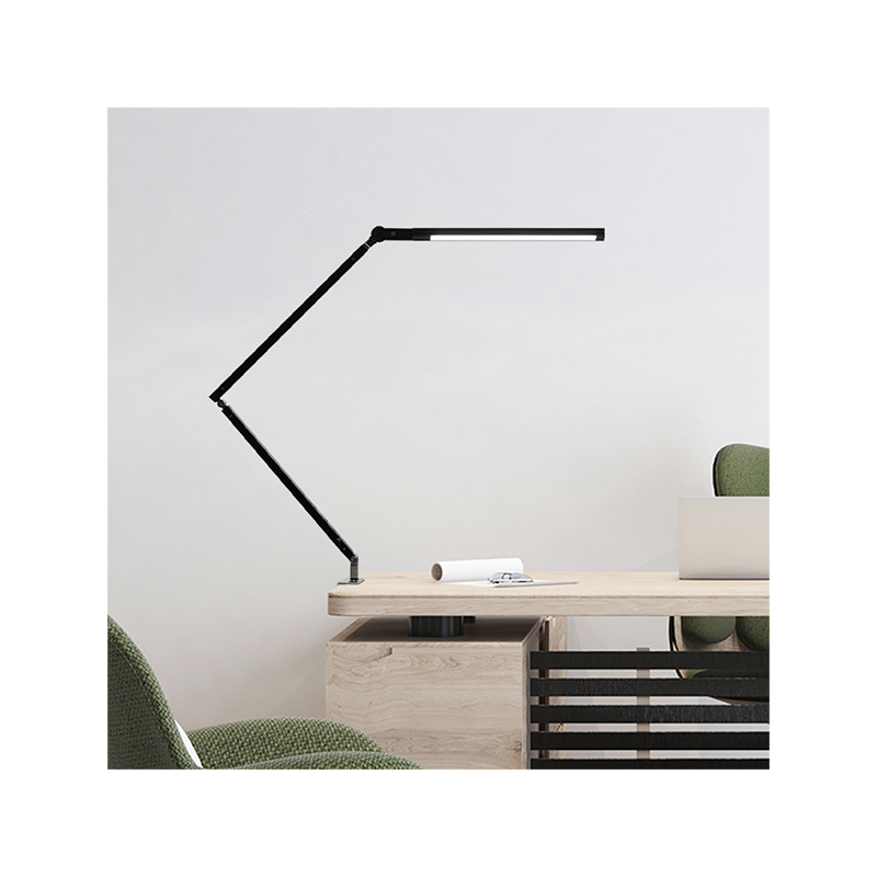 LED Desk Lamp Eye-Caring Lights for Home Office 3 Modes 5 Brightness Long Flexible Adjustable Lamps Metal Swing Arm Architect Task Table Light with US