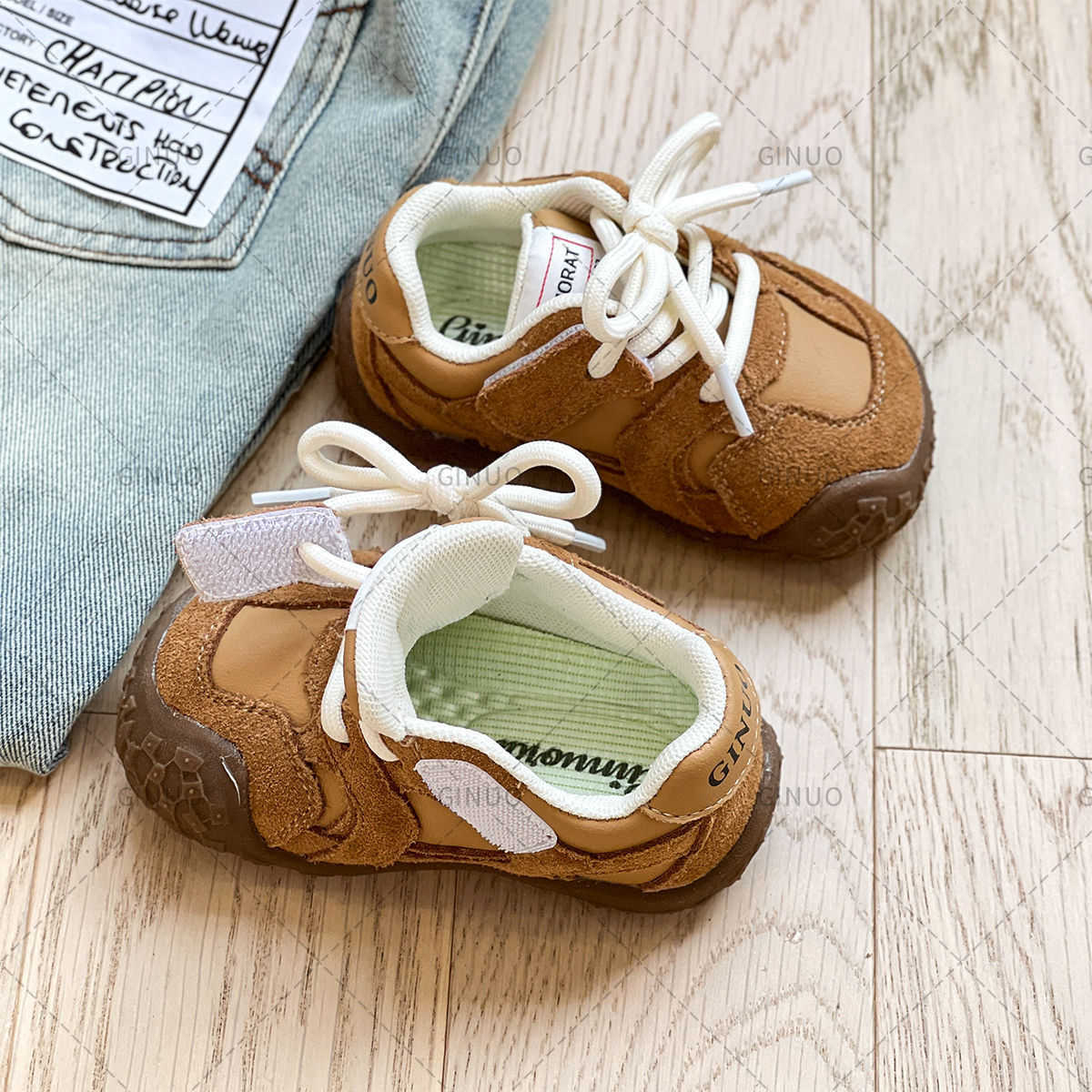 Athletic Outdoor 16-30 Childrens sports shoes walking shoes baby girls soft soled baby shoes spring and autumn styles boys casual shoesY250314RBXX