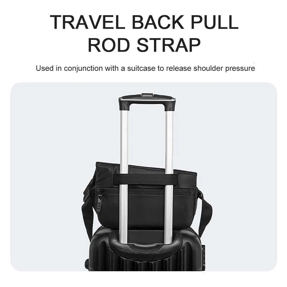 Multipurpose Anti-Theft Crossbody Bags Men Fashion Sg Chest Shoulder Bag Backpack For Travel Cycg Casual Daypack Work