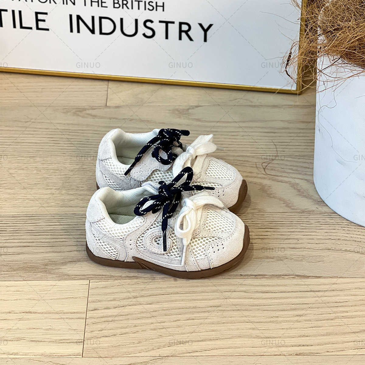 Athletic Outdoor 17-30 Spring and Autumn New Boys Sports Shoes Girls Soft soled Casual Shoes Childrens Breathable Mesh ShoesY250314TWH1