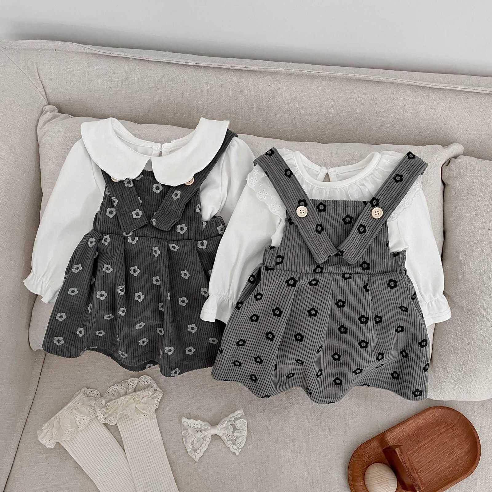 Girl's Dresses Korean style little girl's stylish spring dress, princess dress, one year old dress, baby girl's stylish suspender dress