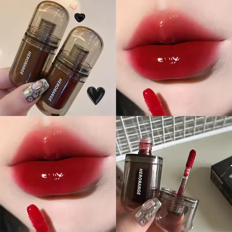 Mini 6 Colors Liquid Lip Gloss Waterproof Non-stick 24 Hours Lasting Watery Velvet Matte Lipstick Lipgloss Korea Cosmetic Makeup