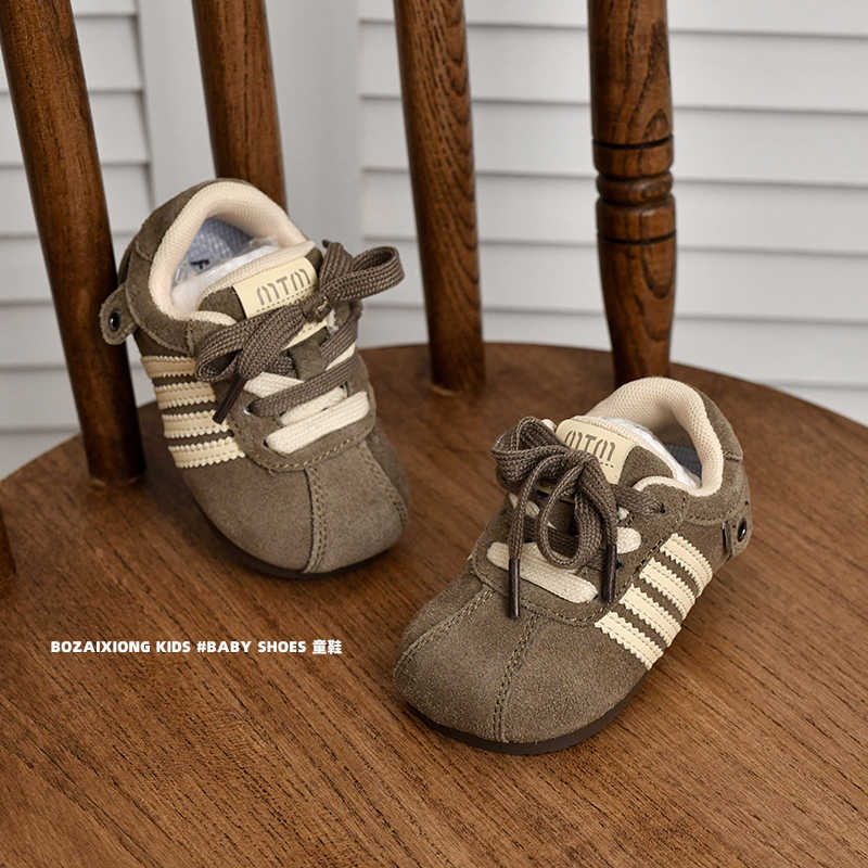 Athletic Outdoor 2025 Spring New Boys Sports Shoes Girls Moral Training Shoes Babys Shoes Childrens Casual Shoes Childrens Board ShoesY250314MOED