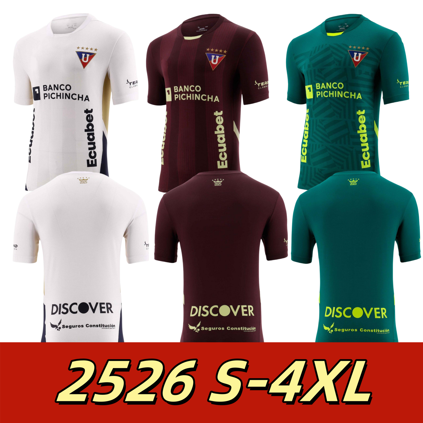 NEW 2025 2026 LDU Quito Soccer Jerseys Quito ALEX GABRIEL CARLOS LAUTARO ALEXANDERA home away 3rd 24 25 LDU Quito football shirt 2025 2026 Richard man football shirt