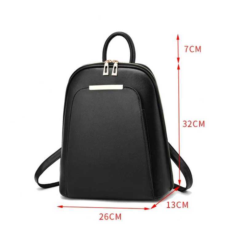 New Arrival Fashion sequin womens backpack brand leather backpack womens shoulder bag large capacity travel bag women Mochila T250315