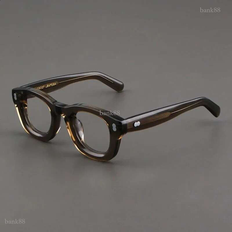Mens Frame Fashion Thick Acetate Square er Myopia Glasses Handmade Optics Womens Prescription Glasses 240926