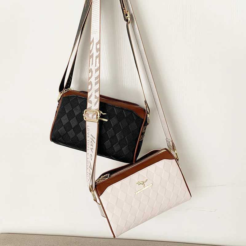 Luxury High Quality Women Messenger Bag Famous Designer Lady Shoulder Bags Fashionable Checkered Trendy Crossbody Bags Bag A Y250315