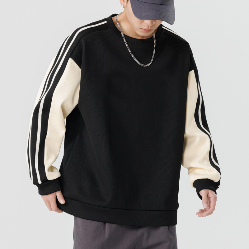 TB03141 Spring and summer men's trendy sweatshirts new style fashion loose round neck