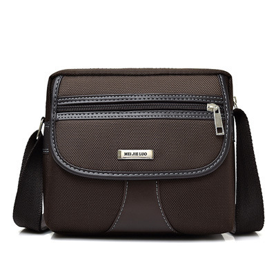Trendy and fashionable Korean version men's single shoulder crossbody backpack Oxford cloth small designer bag