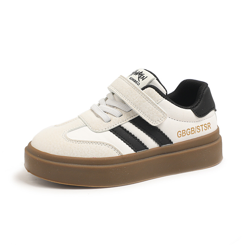 Designer Kids Shoes Toddler Sneakers Children Skateboarding Shoe Black White Grey Color Infant Boys Girls Baby Athletic Outdoor Trainers Size US10C-US