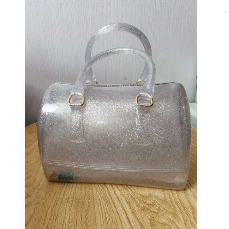 2024 Summer Popular Jelly One Shoulder Crossbody Portable Pillow Bag, Aron Color Fashion Women's Candy Bag Medium