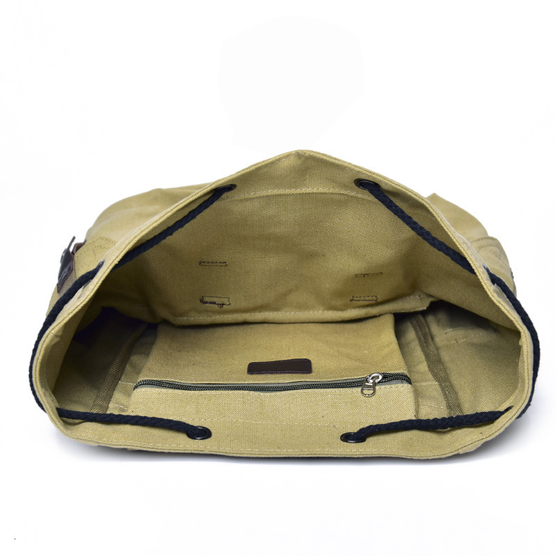 Trendy Street Canvas Backpack, Unisex Shoulder Leisure Travel Bag, Large Capacity Book designer bag