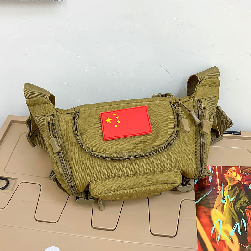 Tactical waist outdoor military fan large capacity and women's cycling casual men's one shoulder crossbody bag, sports road sub bag