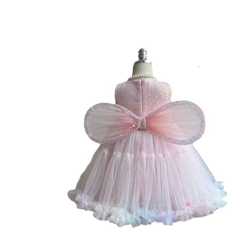 Girl's Dresses Girl's summer super beautiful butterfly wing dress, baby girl's heavy-duty fluffy skirt, princess skirt, fairy inspired 