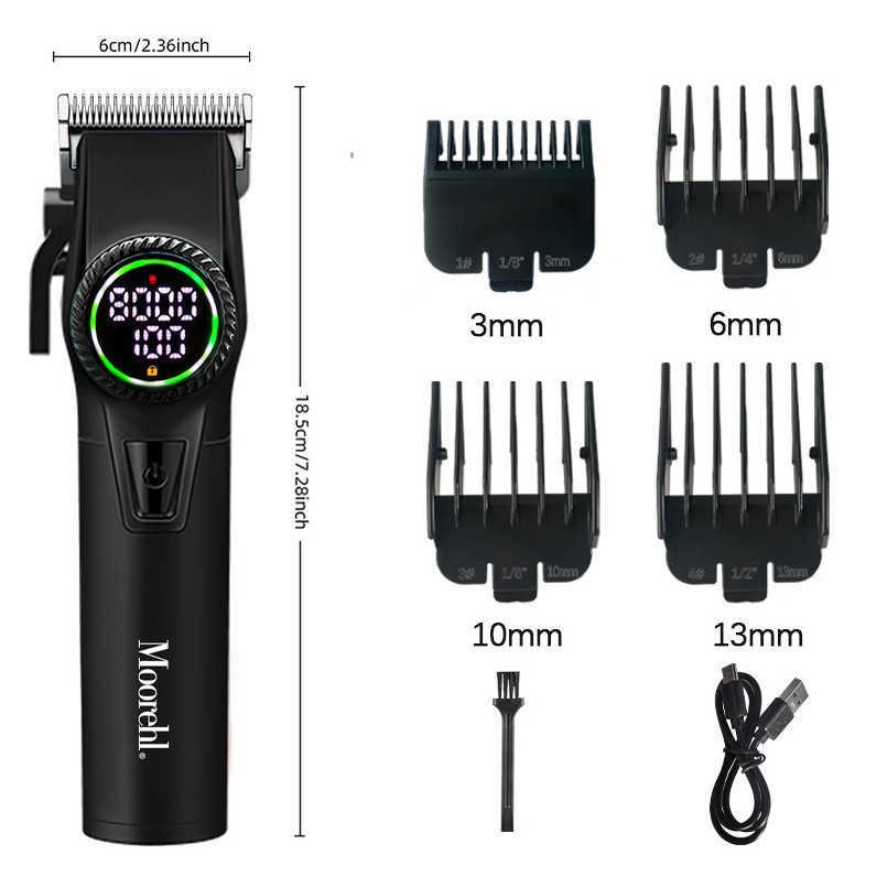 Aoko D6 electric cutting clipper hair salon special electric fader digital display electric USB charging W240806