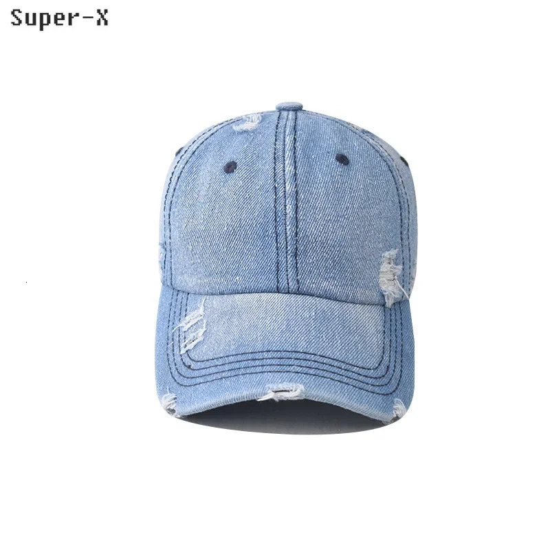 Womens baseball cap denim cotton retro hat womens baseball cap womens baseball cap 250314