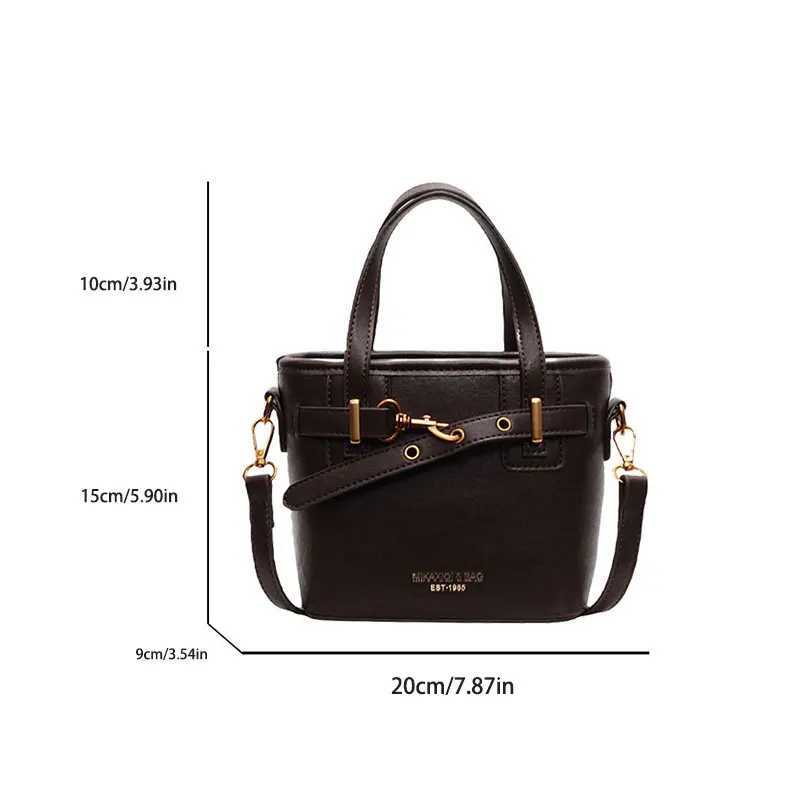 Vintage niche suede womens bag lightweight luxury Versatile Crossbody handbag fashionable bucket bag Y250315