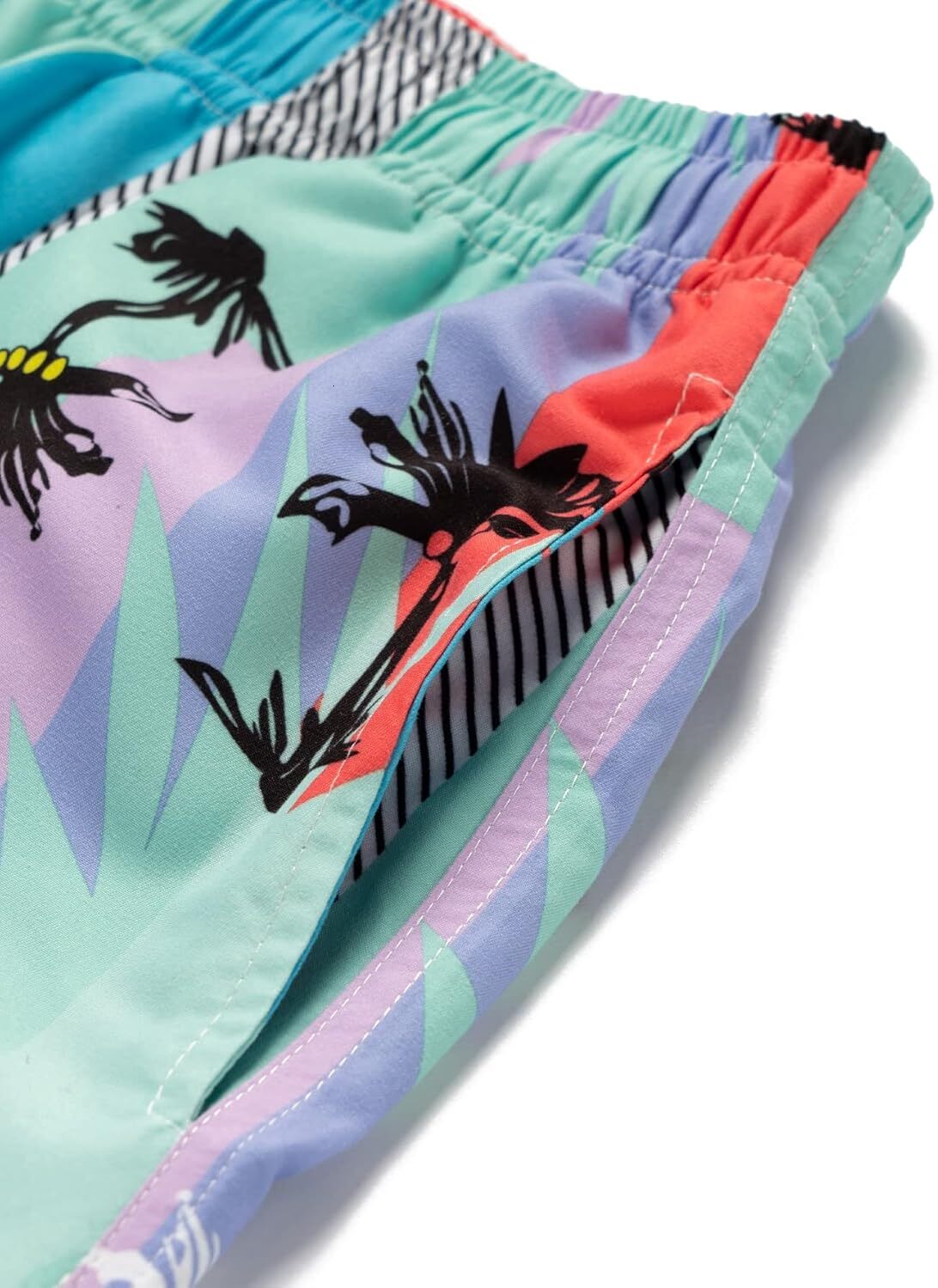 Men's Graphic Drawstring Casual Summer Beach Boho Cool Shorts with Pocket Printed fashionable beach shorts