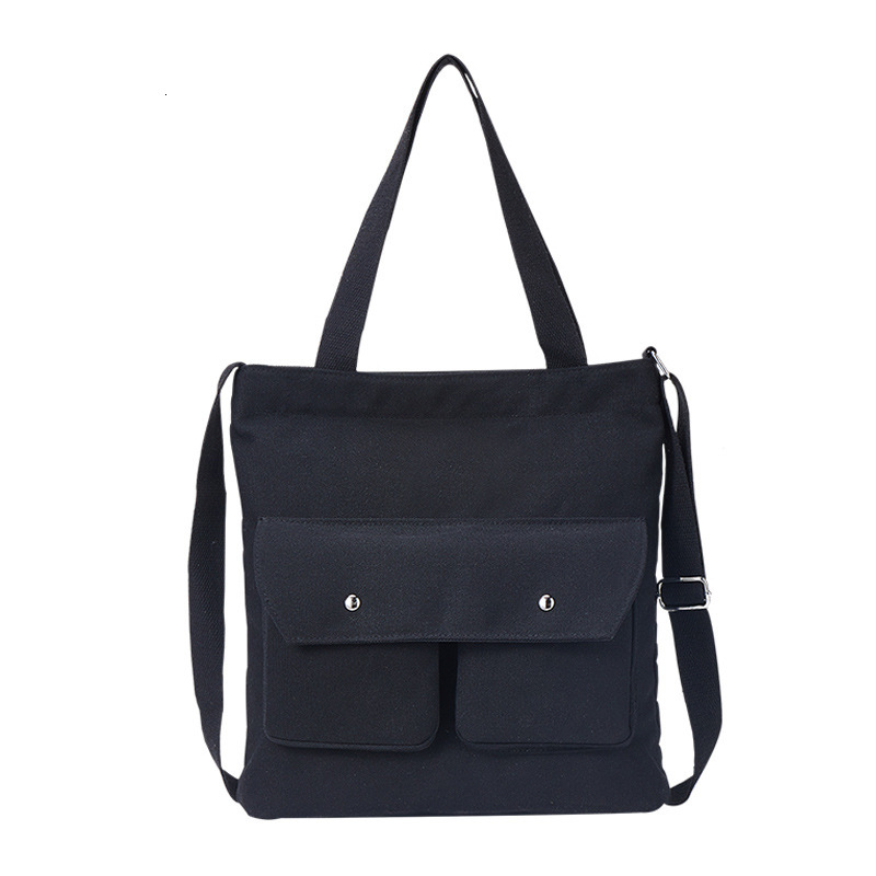 backpack Japanese and Korean version of canvas female student shoulder crossbody artistic style cloth bag, handbag designer bag