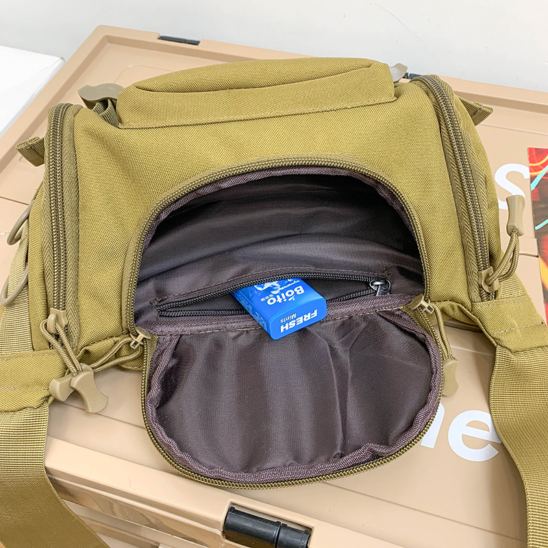 Tactical waist outdoor military fan large capacity and women's cycling casual men's one shoulder crossbody bag, sports road sub bag