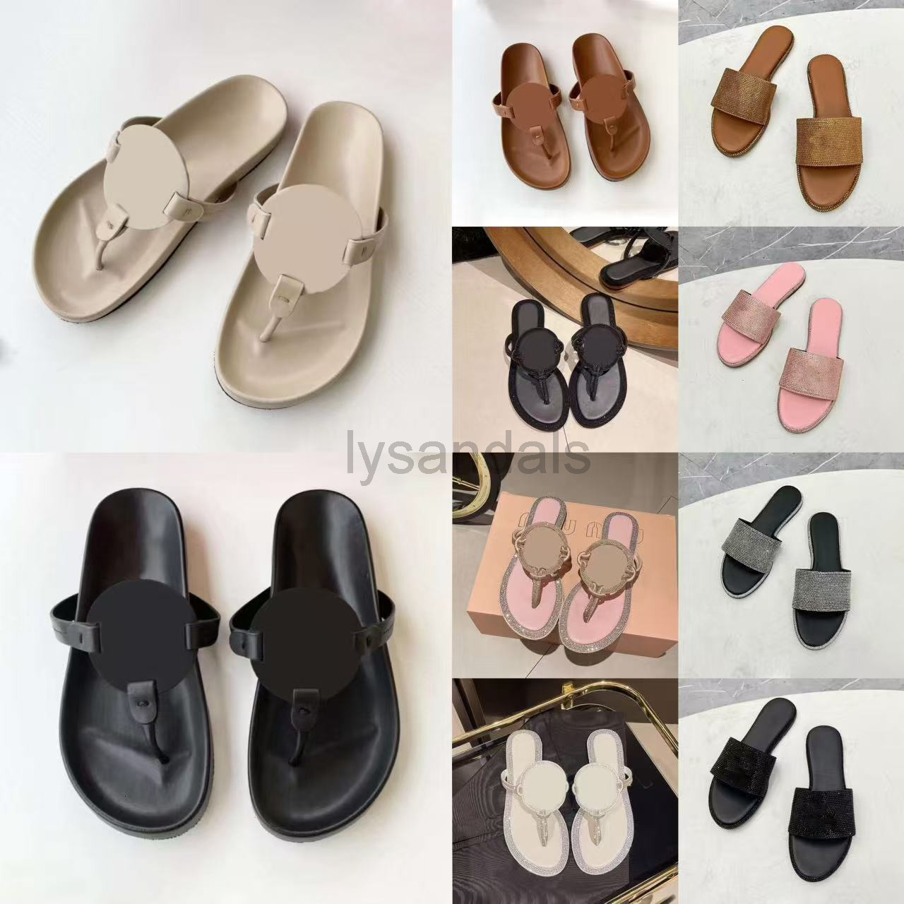 Designer Free Shipping Black Sandals For Women Slippers Slides Womans Summer Female Sandal Black Outdoor Slipper Woman Shoes