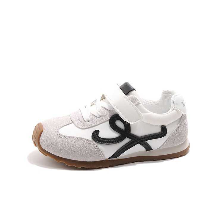 Athletic Outdoor Childrens Forrest Gump shoes 2025 spring new sports shoes breathable real soft leather mens shoes anti slip trendy brand girls shoesY