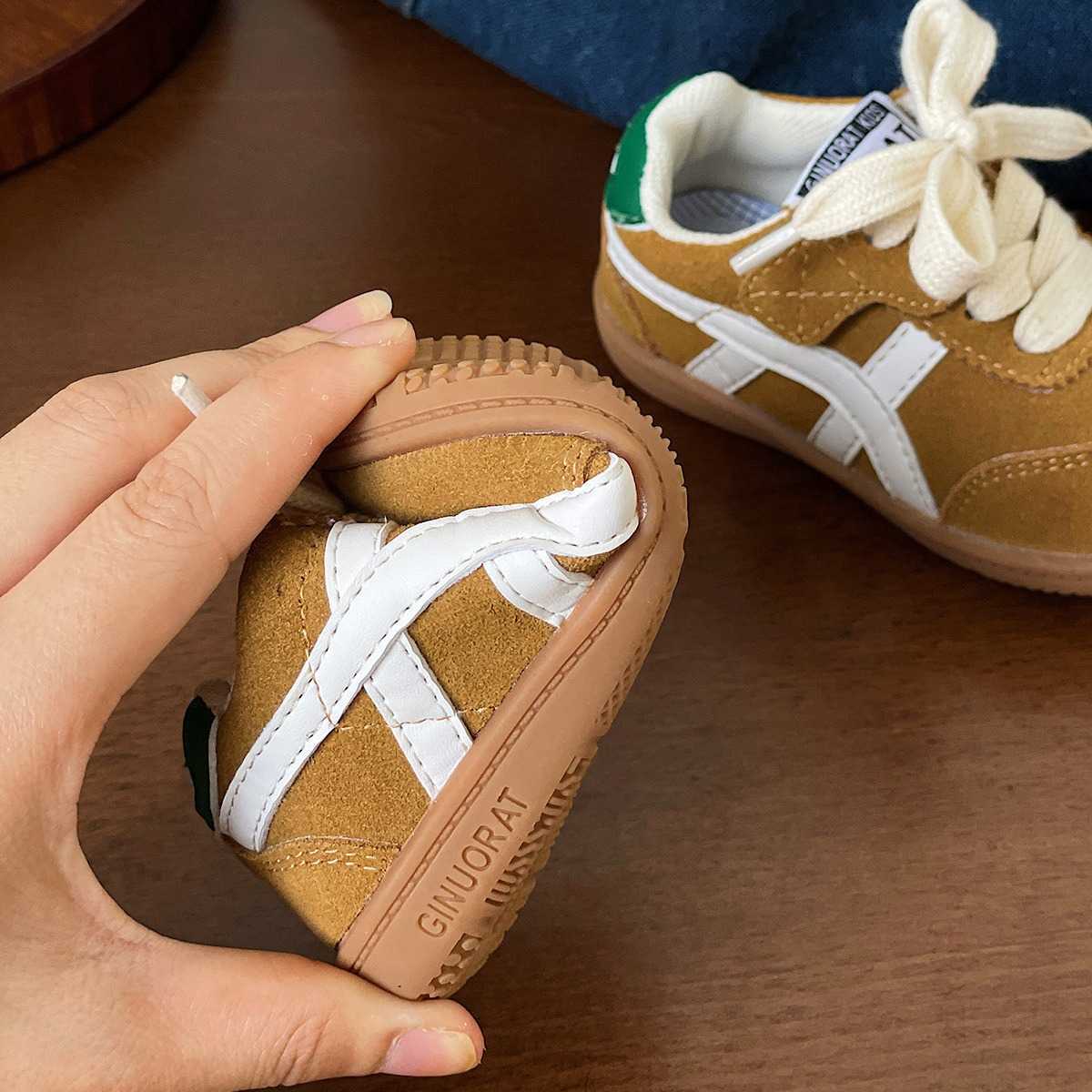 Athletic Outdoor 15-37 Baby board shoes 2025 autumn new item girls Forrest Gump shoes casual shoes one year old boys single shoesY2503140QLA