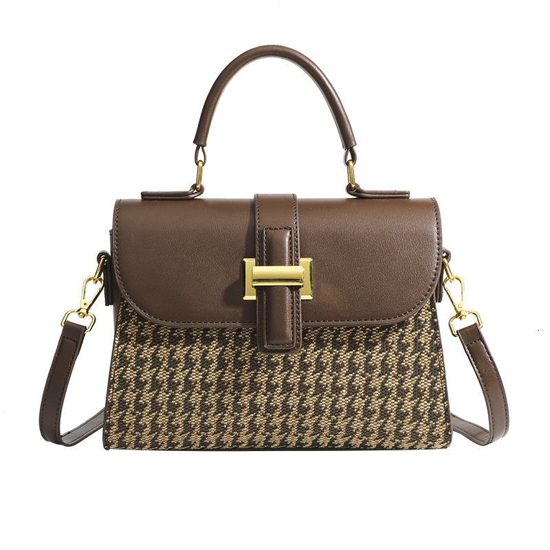Korean Version Handbag 2024 New Fashionable And Versatile High Appearance Commuting Shoulder Crossbody For Women Small Square Bag