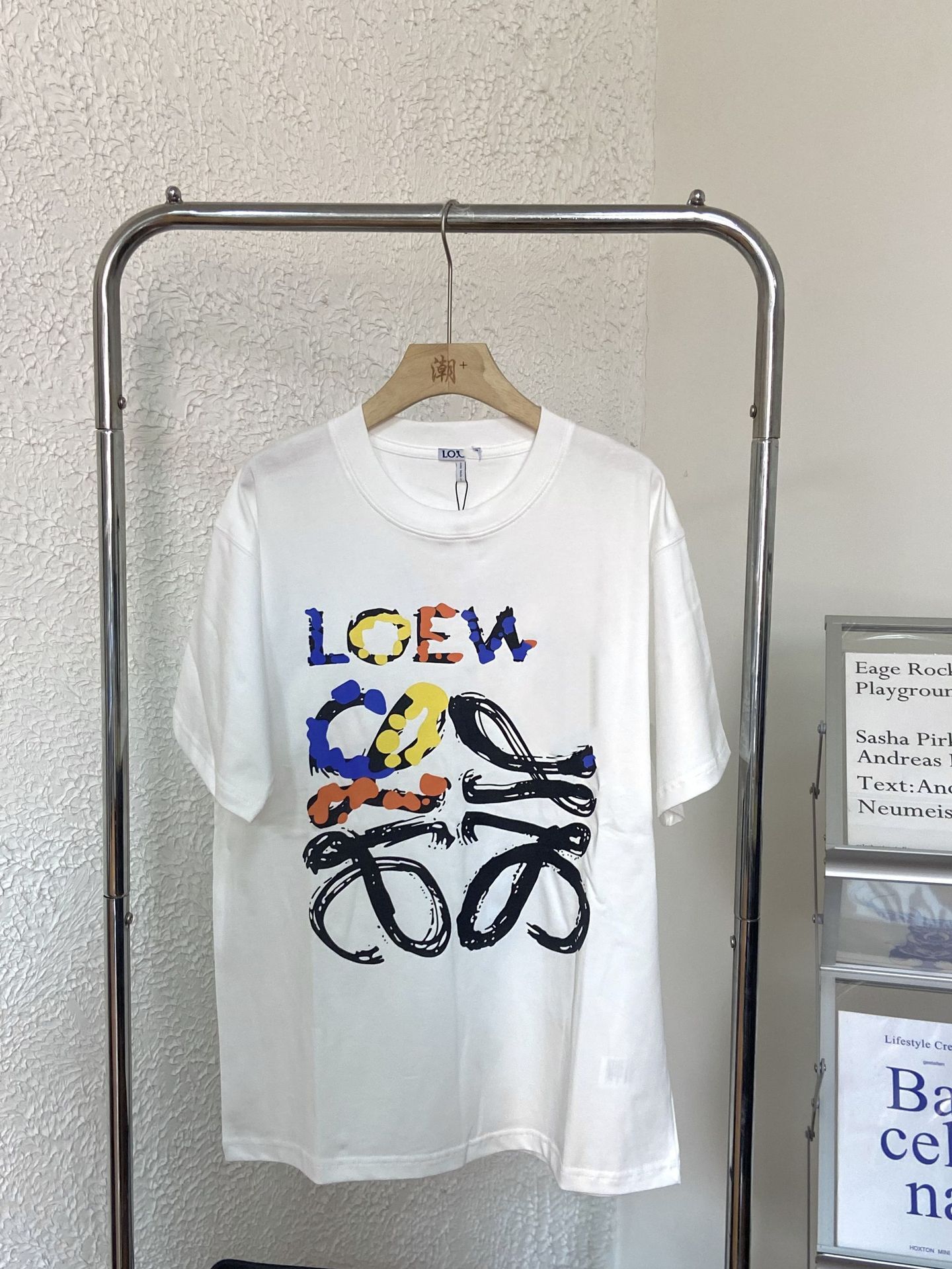 2025 New Luojia Correct Version Good Quality Cotton 260G Round Neck Short T-Shirt Men's Summer Trend Brand Half Sleeve Loose
