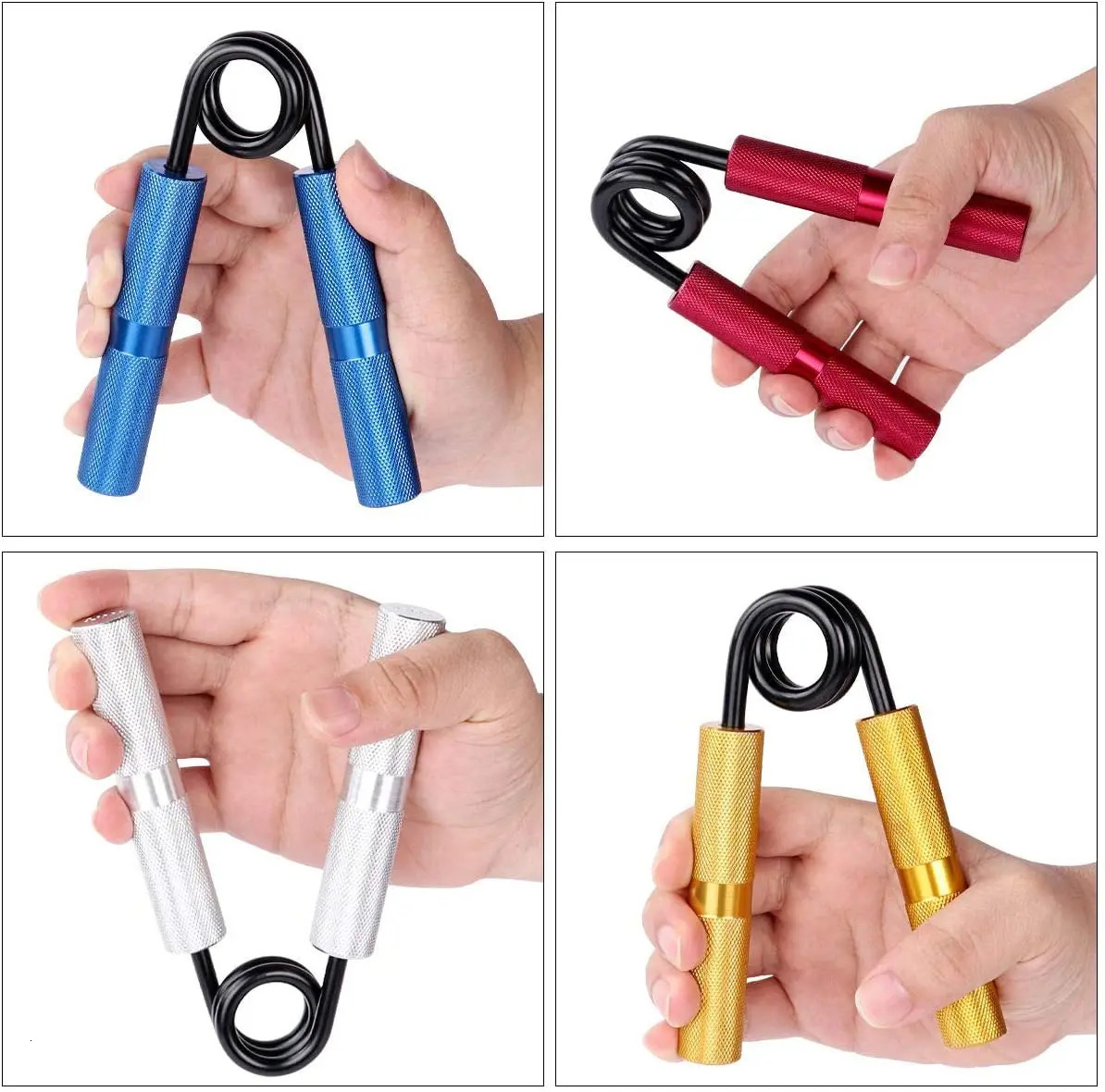 100lbs -300lbs Heavy duty Handle Aluminum Wrist Rehabilitation Developer Handle Muscle Strength Training Equipment Carpet Expander 250314