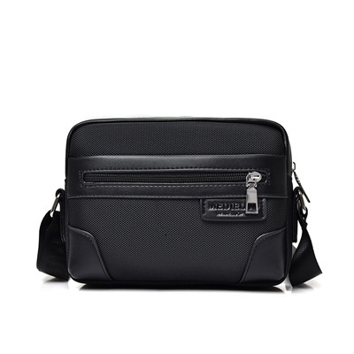 Business Fashion Korean Men's Single Shoulder Crossbody Trendy Backpack Oxford Cloth Small designer bag