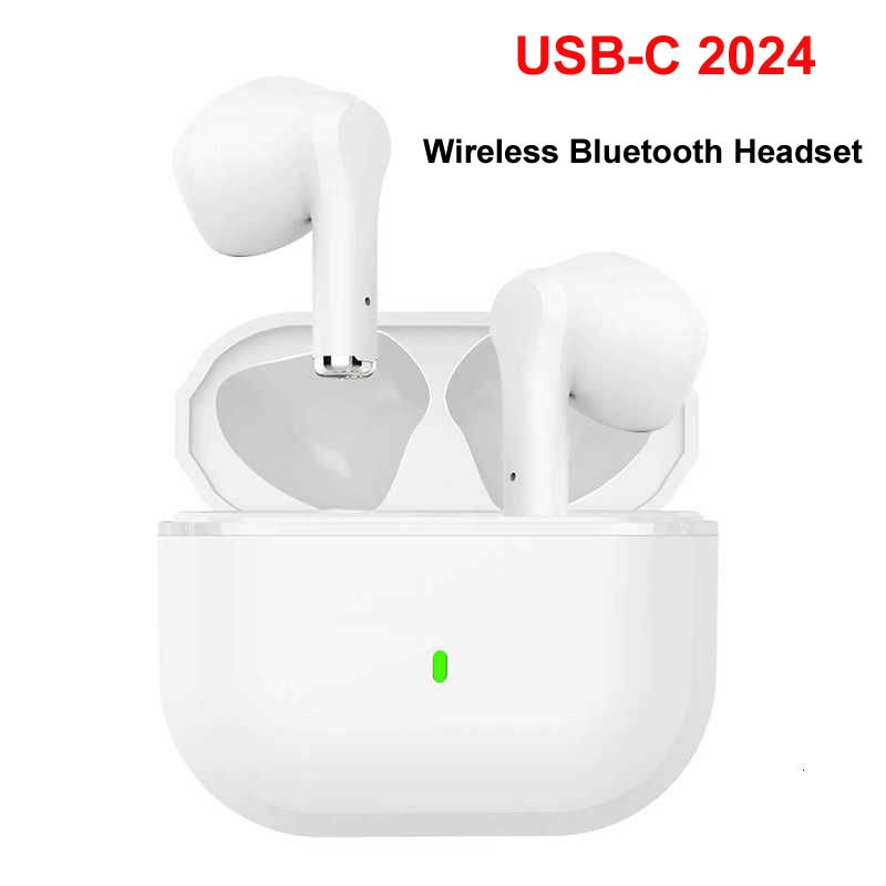 2024 Earbuds Pods 4th Gen With ANC USB C TWS Earphones Wireless Headphones Active Noise Cancellation Earphone Headset USB-C charging port For Xiaomi I