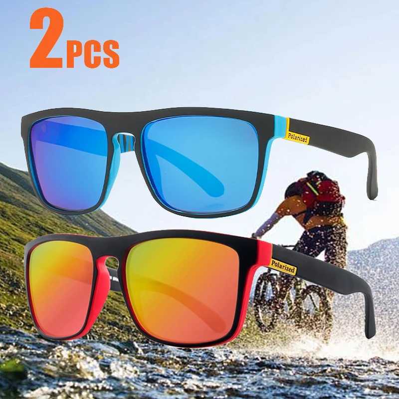 1-2PC square polarized sunglasses anti glare sunglasses used for summer parties vacation trips driving and fishing W250315