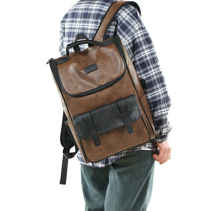 Large capacity backpack men's and women's fashion trend, leisure travel, computer backpack, junior high school student designer bag