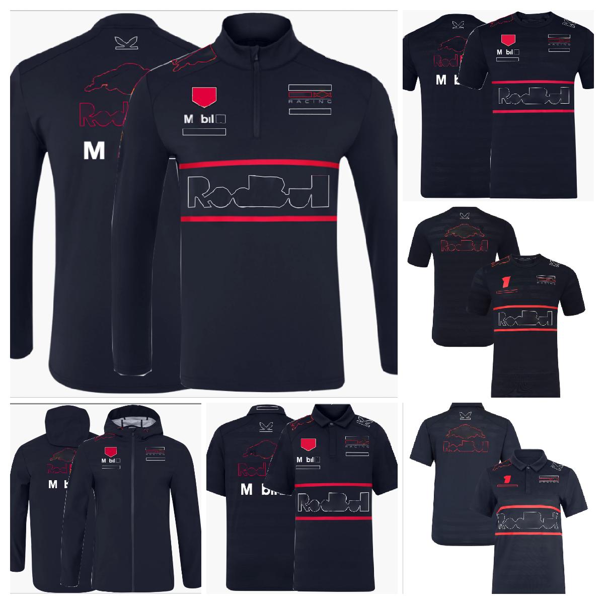 2025new Formula One racing polo suit Spring and Autumn team hoodie customization